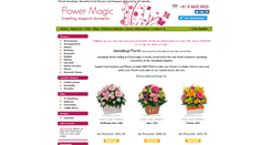 Desktop Screenshot of flowermagic.com.au