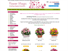 Tablet Screenshot of flowermagic.com.au